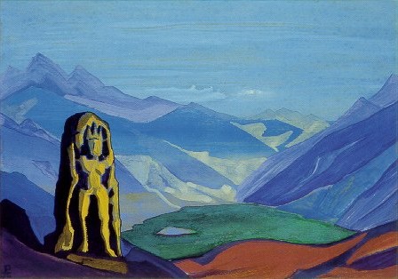 Н.К.Рерих. Майтрейя. Альбомный лист. 1932