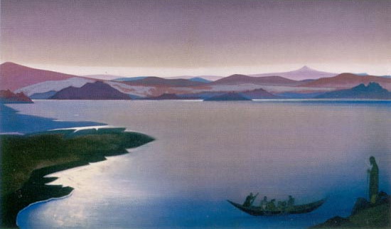 Н.К.Рерих. Генисаретское озеро (Генисаретский лов). Не позднее 1939