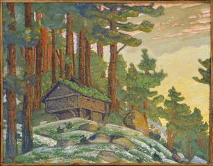 Н.К.Рерих. Избушка в лесу. 1912