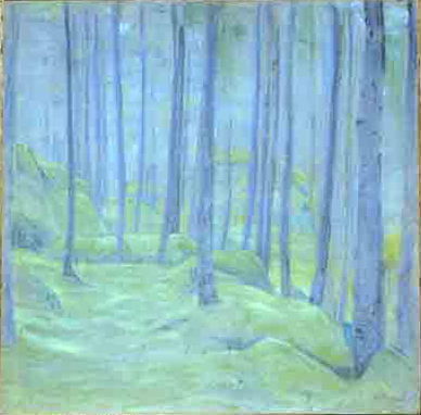 Н.К.Рерих. Туман [Туман в лесу]. 1907
