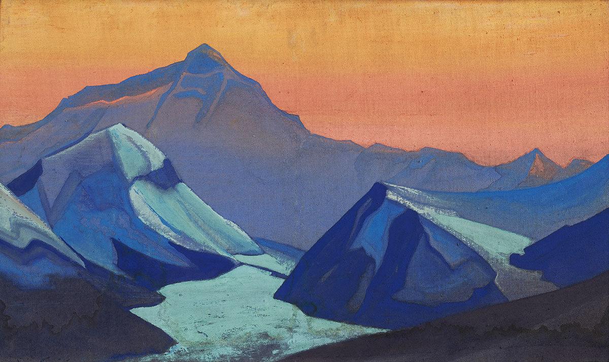 Н.К.Рерих. Гималаи. Эверест. 1938