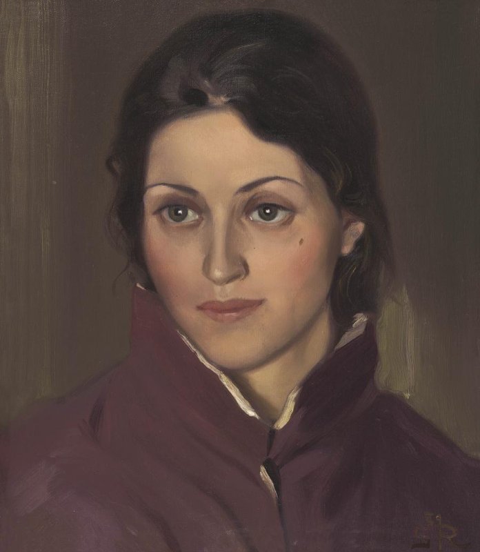 С.Н.Рерих. Портрет Раи Богдановой. 1939