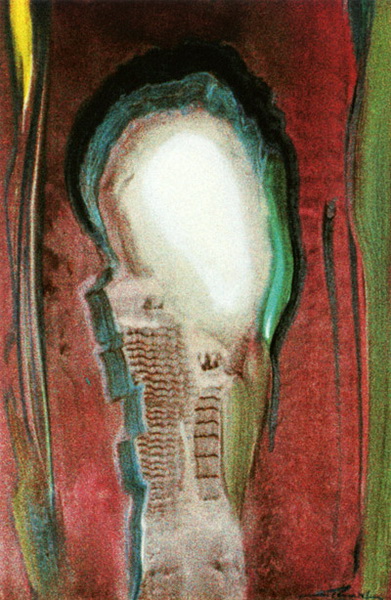 С.Н.Рерих. Свет через сухое дерево. 1968