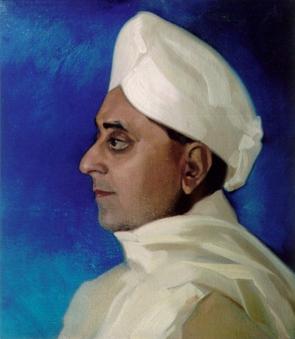 С.Н.Рерих. Д-р С.П.Рамасвами Айар. 1941