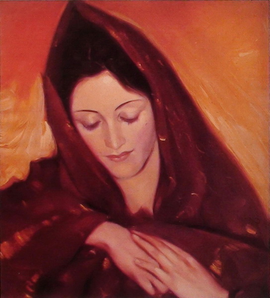 С.Н.Рерих. Портрет Раи Богдановой (Рая) (Эскиз). 1939
