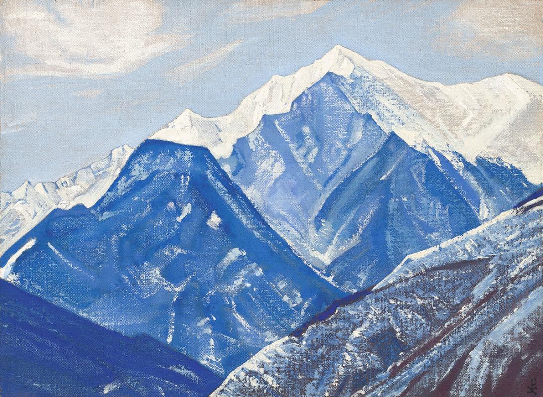 Н.К.Рерих. Белые Гималаи. # 27. 1931