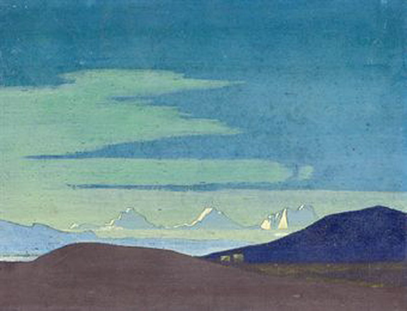 Н.К.Рерих. Вблизи от тибетской границы. 1927-1928
