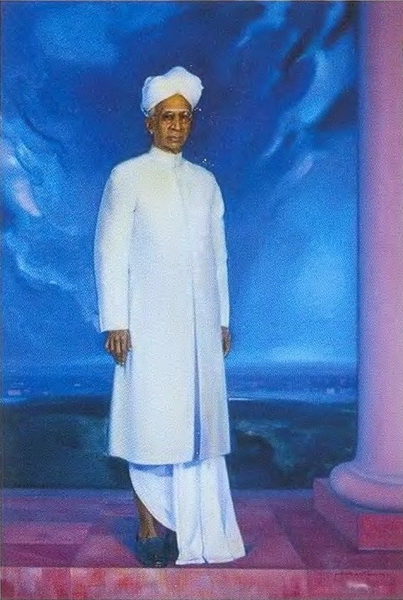 С.Н.Рерих. Портрет доктора Сарвепалли Радхакришнана. 1962