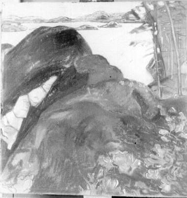 Н.К.Рерих. Пейзаж. Вид на озеро. 1903-1904(?)