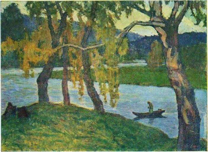 Н.К.Рерих. День угасающий (этюд). 1902