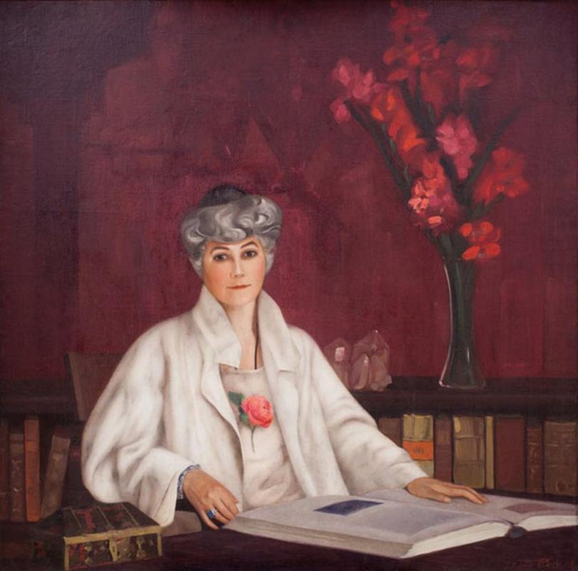 С.Н.Рерих. Портрет Елены Ивановны Рерих (2). 1937