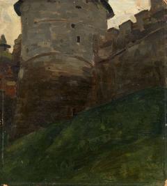 Н.К.Рерих. Кремлевская башня Новгорода. 1903 (?)