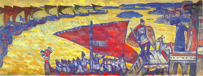 Н.К.Рерих. Варяжское море. 1909