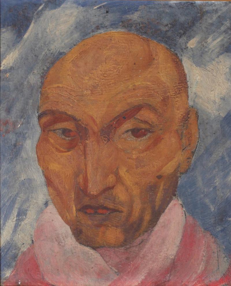 С.Н.Рерих. Портрет тибетца. Около 1924