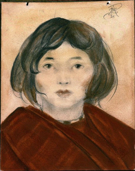 С.Н.Рерих. Девочка из Сиккима. 1924