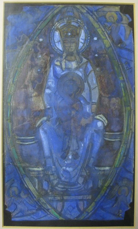 Н.К.Рерих. Эскиз к центральной части триптиха «Жанна д'Арк». 1930