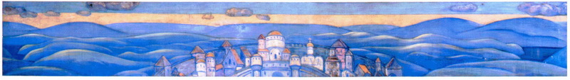 Н.К.Рерих. Городище (панно). 1910