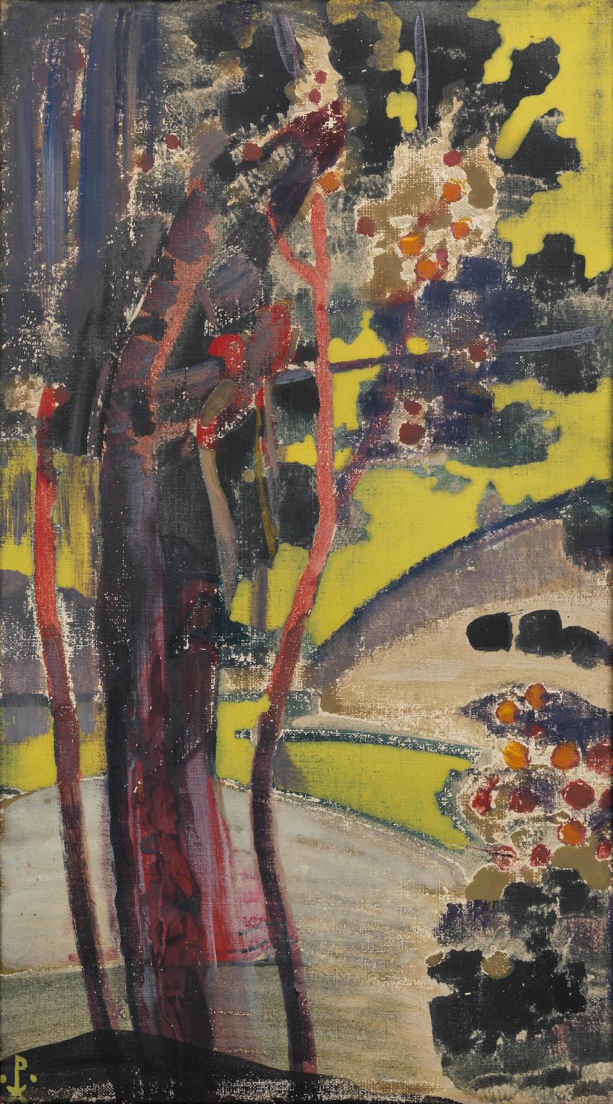 Н.К.Рерих. Деревья (эскиз картины). 1922 (?)