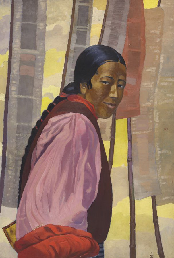 С.Н.Рерих. Тибетская женщина. 
