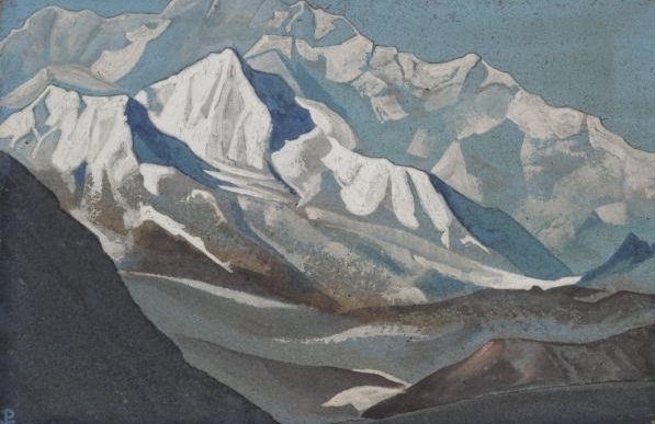 Н.К.Рерих. Гималаи. # 155. 1938