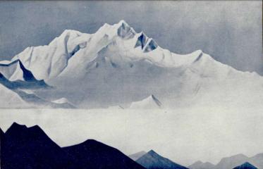 Н.К.Рерих. Гималаи (Канченджанга). 1933