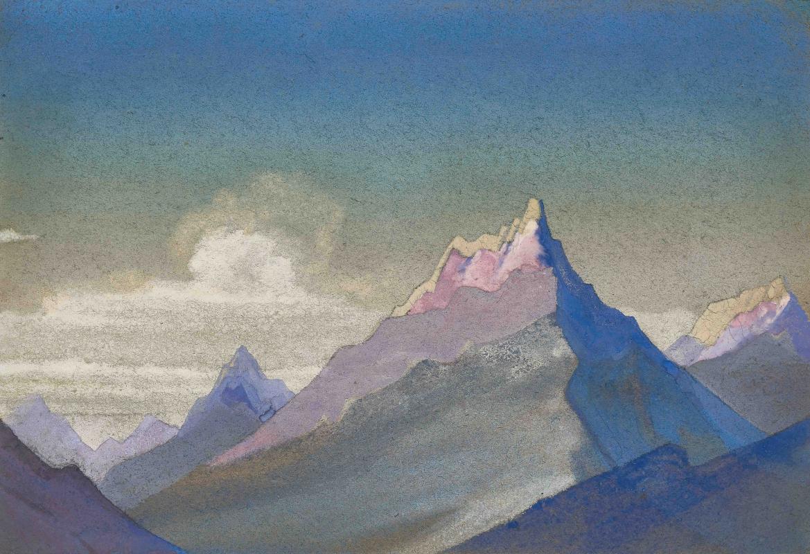 Н.К.Рерих. Гималаи. 1938