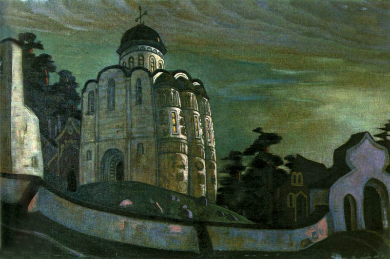 Н.К.Рерих. Храм. # 50. 1920