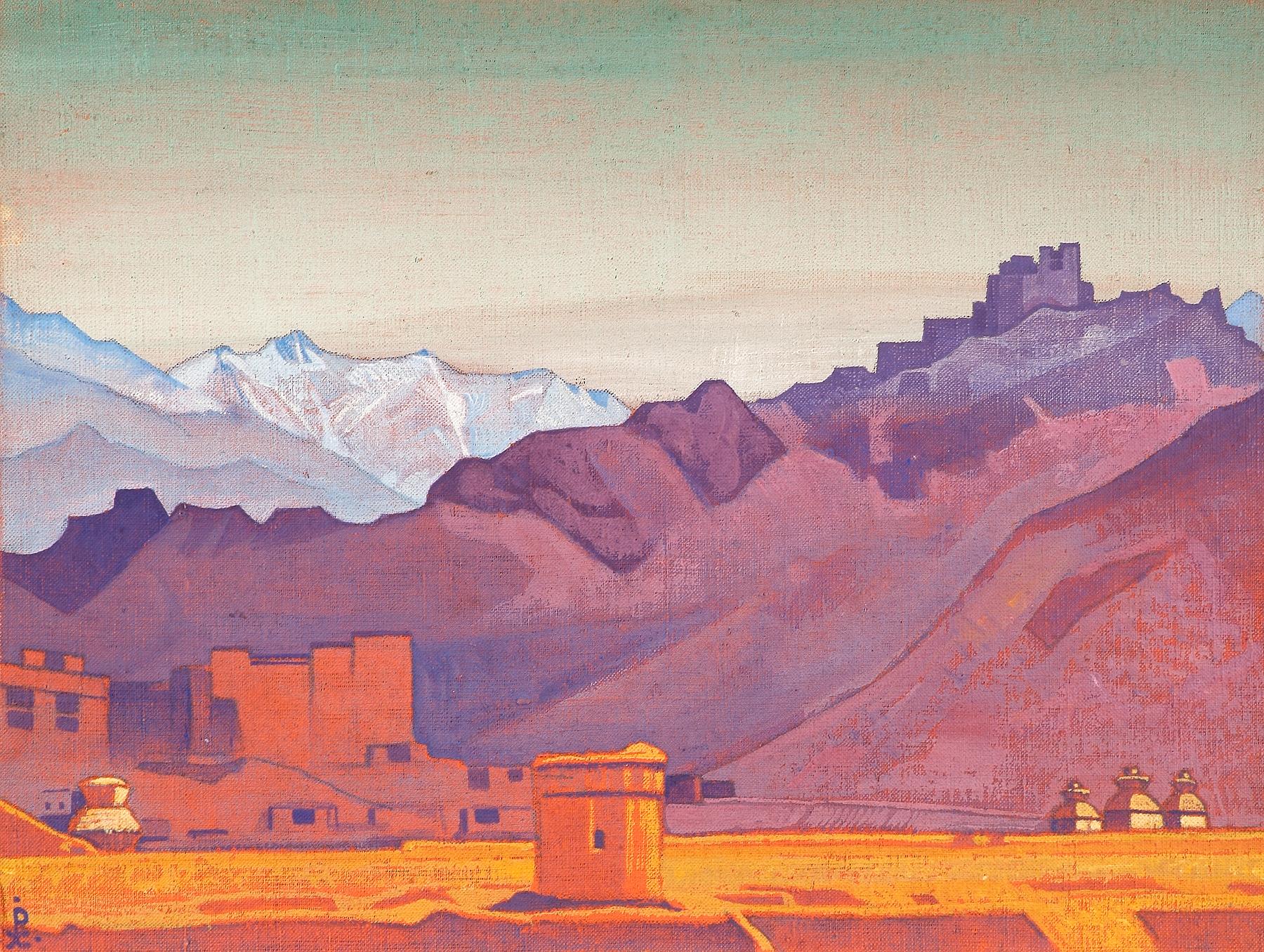 Н.К.Рерих. Дорога в Тибет (Путь на Тибет). 1925