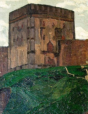 Н.К.Рерих. Смоленск. Башня (Сторожевая башня). 1903