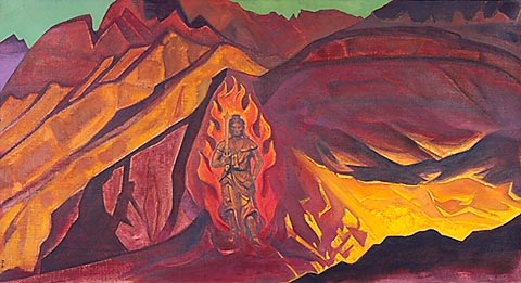 Н.К.Рерих. Страж входа (Хранитель входа). 1927
