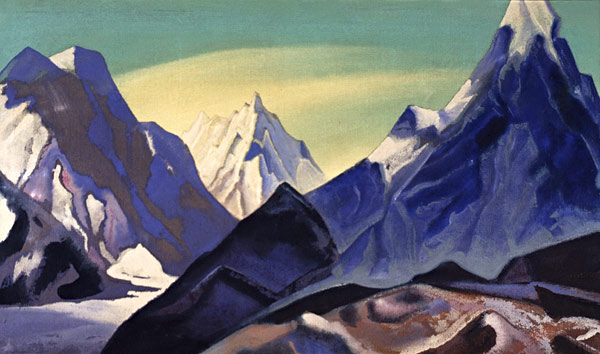 Н.К.Рерих. Утро (Центральные Гималаи). 1937