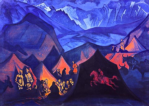 Н.К.Рерих. Шёпоты пустыни (Сказ о Новой Эре). 1925