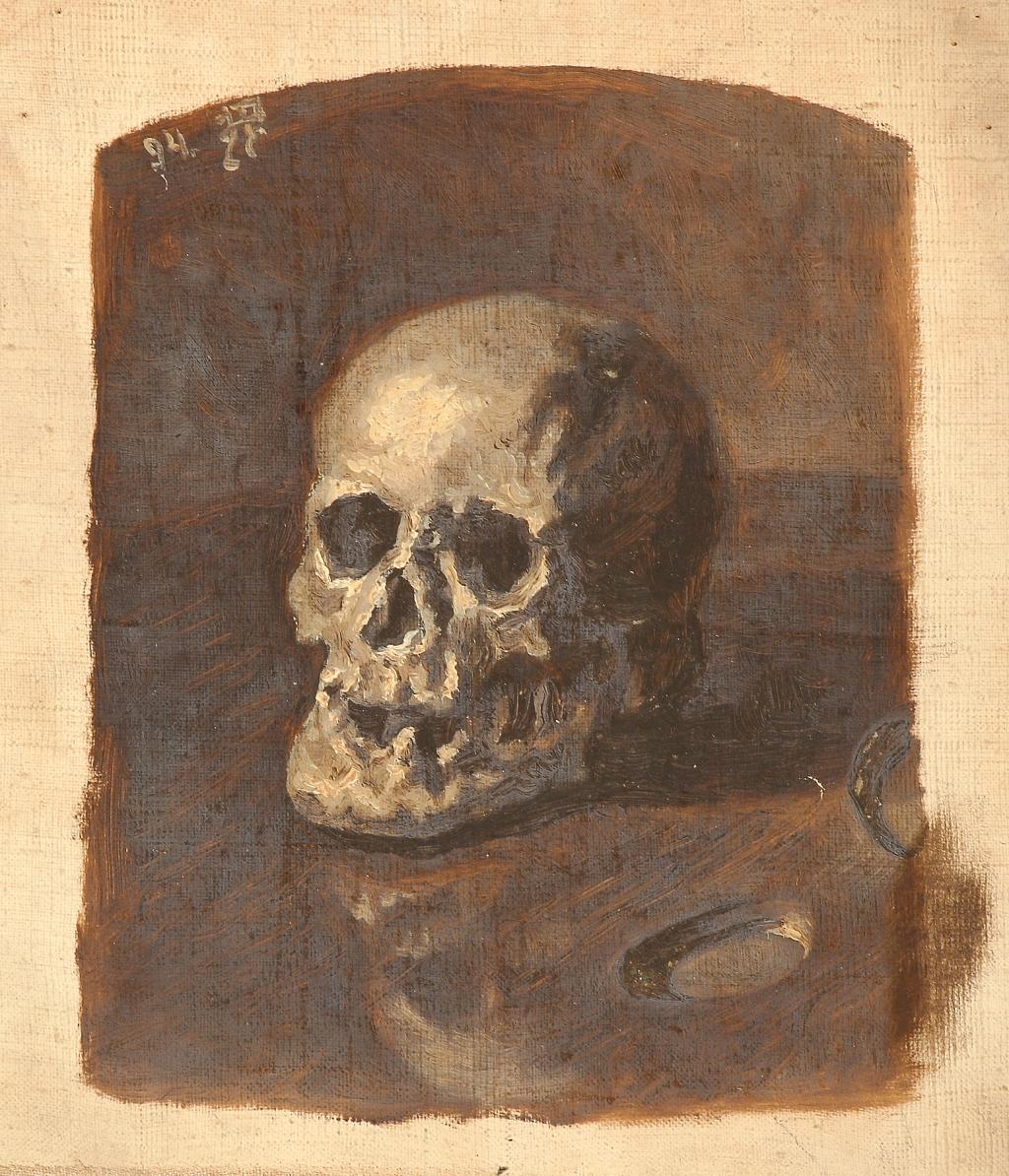 Н.К.Рерих. Этюд черепа. 1894