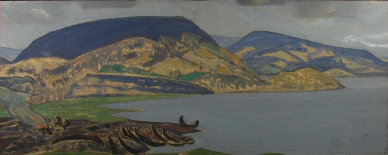Н.К.Рерих. Озеро. 1917