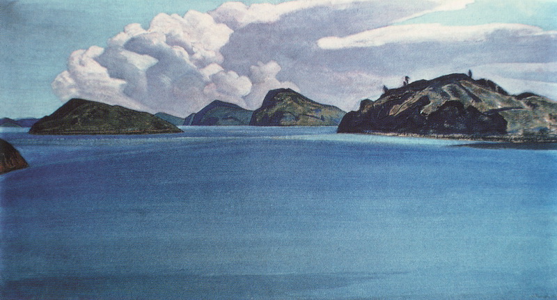 Н.К.Рерих. Облако над островами. # 44. 1917