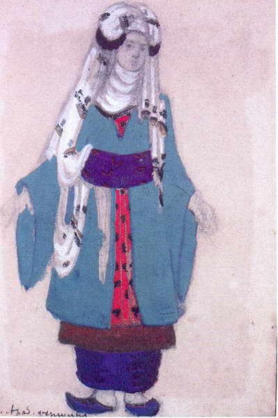 Н.К.Рерих. Арабская женщина. 1912