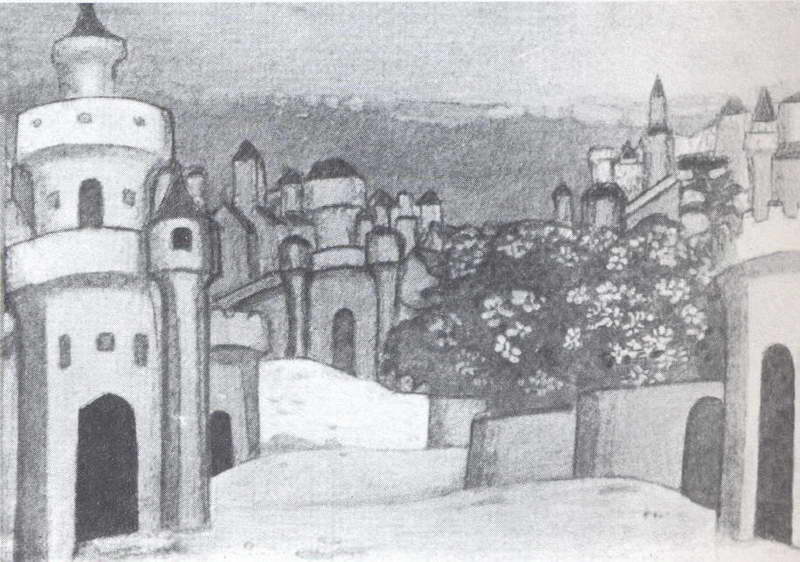 Н.К.Рерих. Иерусалим. 1909