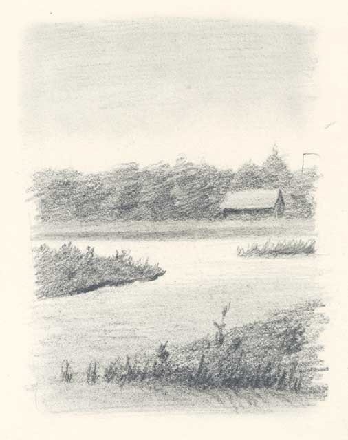 Н.К.Рерих. Часть Изварского озера. 20 июля. 1893