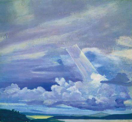 Н.К.Рерих. Карельский пейзаж (Облака). 1917