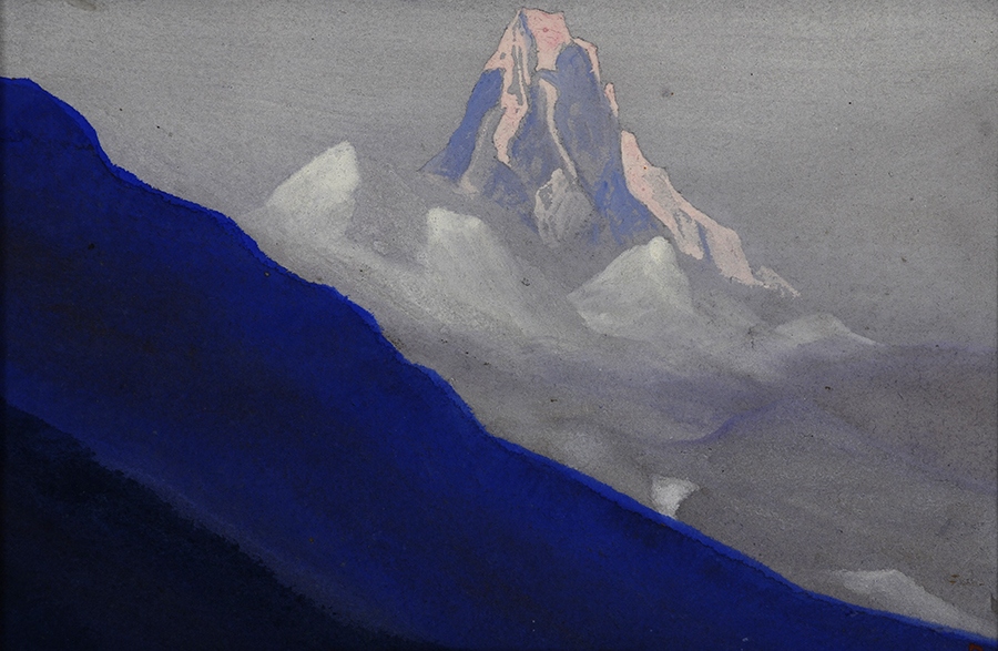 Завершилась экспедиция рериха. Рерих Гималаи 1942. Картины Рериха Николая Гималаи. Рерих Гималаи розовые горы.