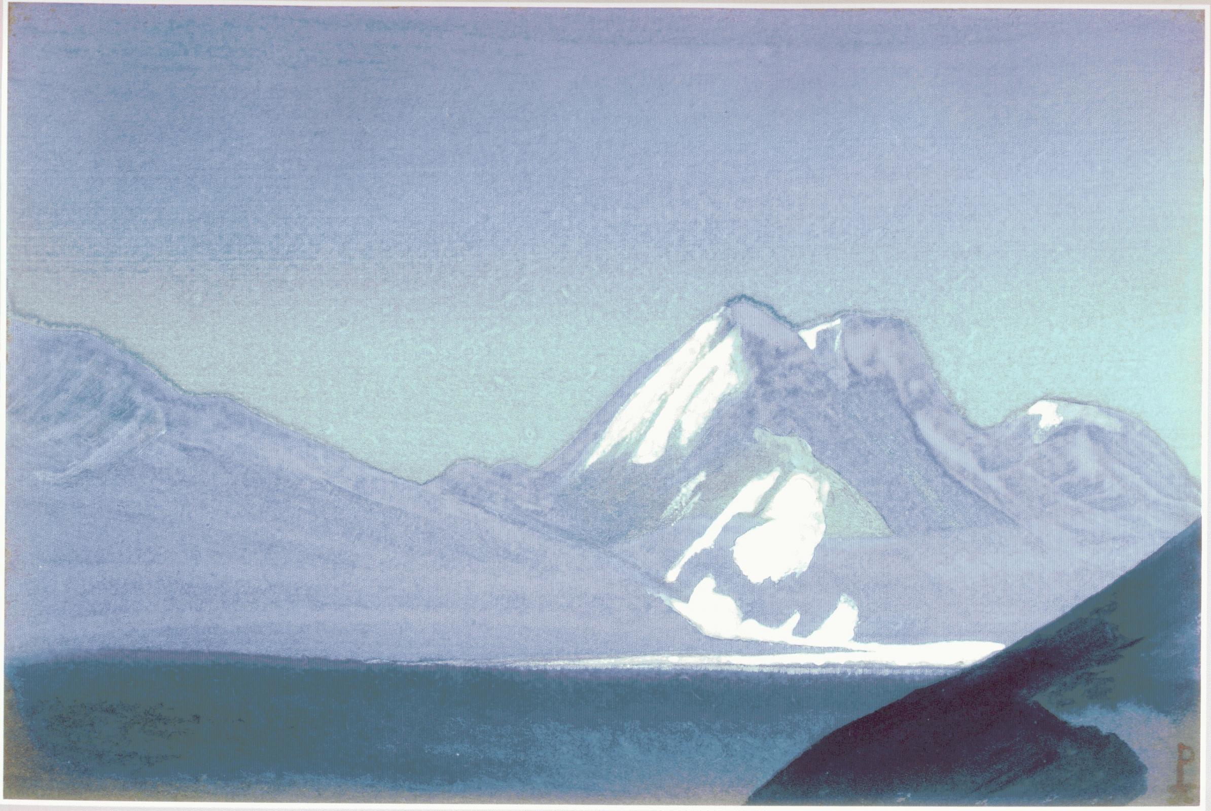 Н.К.Рерих. Гималаи. # 197 [Гималаи [Сапфировые горы]]. 1938