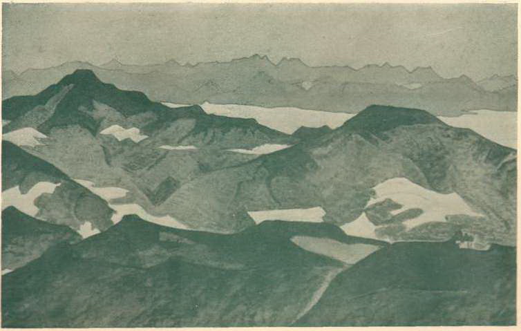 Н.К.Рерих. Гималаи (Вид Джелар-ла). 1924