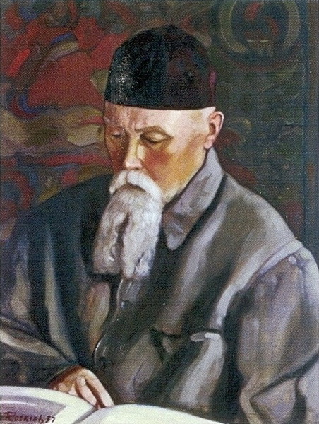 С.Н.Рерих. Портрет Н.К.Рериха. 1937