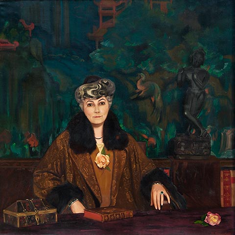 С.Н.Рерих. Портрет Елены Ивановны Рерих. 1937
