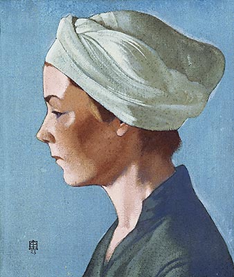 С.Н.Рерих. Портрет Людмилы Богдановой. 1928