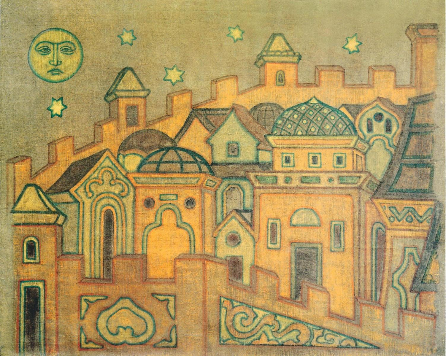 Н.К.Рерих. Города. 1914