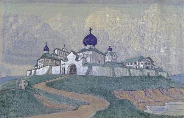 Н.К.Рерих. Монастырь. 1913