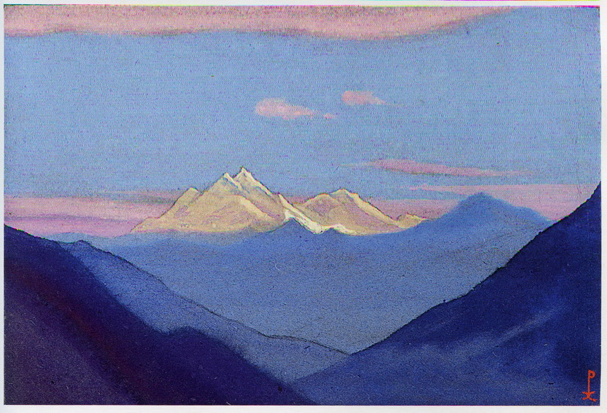 Н.К.Рерих. Гималаи. # 6. 1944