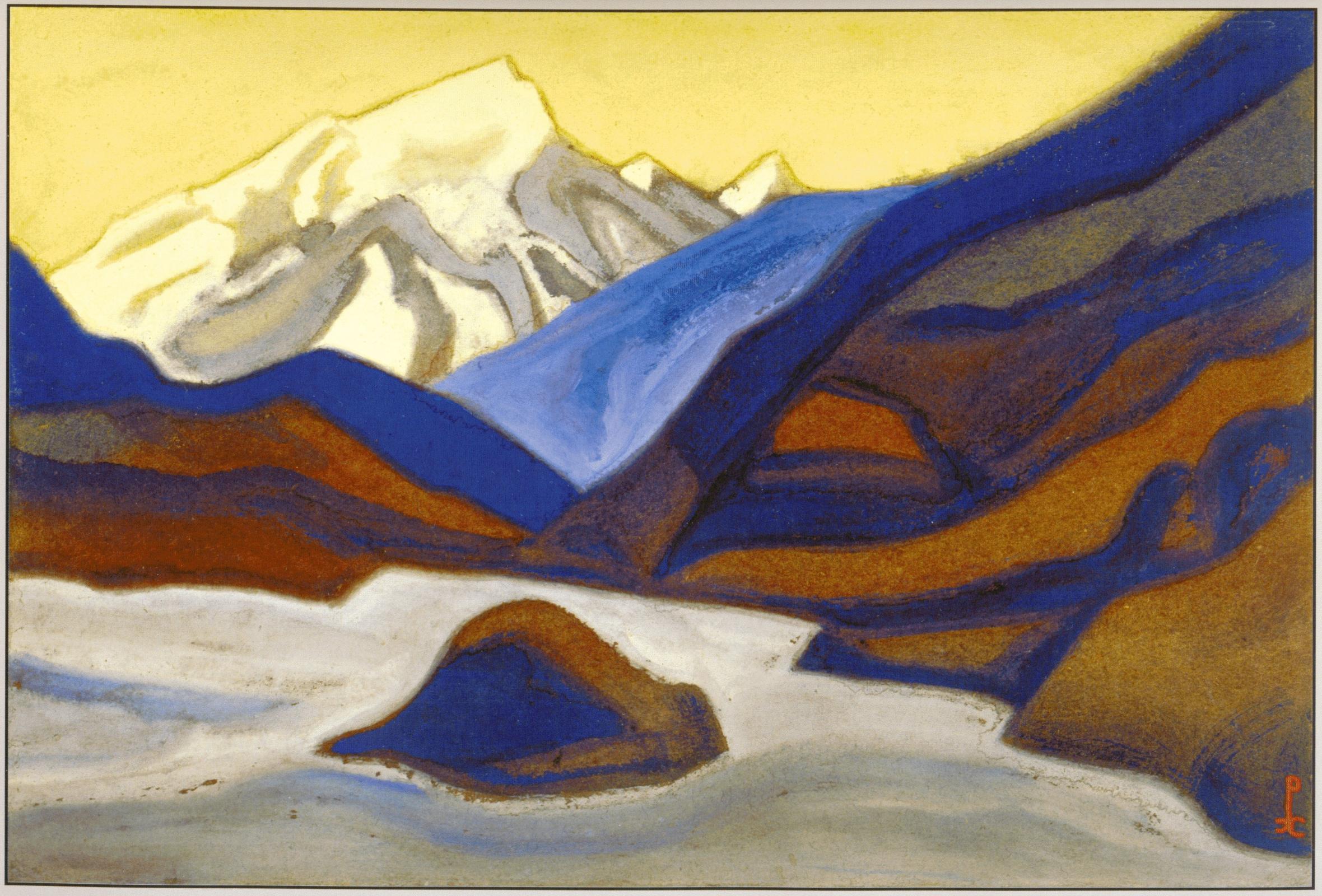 Экспедиция рериха 1923 1928 завершилась. Рерих Гималаи картины. С.Н. Рерих. Гималаи 1944..