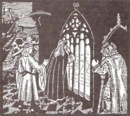 Н.К.Рерих. Рисунок к пьесе М. Метерлинка «Семь принцесс». 1905